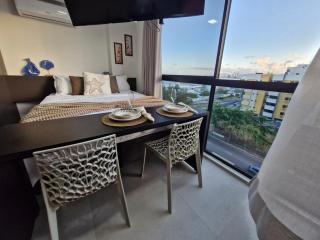 Flat602 na cobertura - Luxo Beira Mar Caribessa - vista mar - 7