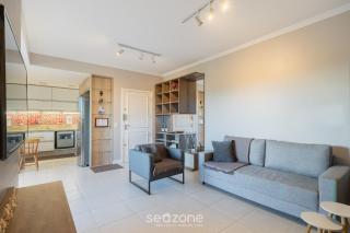 Apto c/ varanda gourmet a 300m da Praia CMS0202 - 5