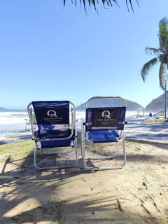 F1-Pe na Areia da Praia do Tombo, 2 Suites, Ar Cond, 2 Banheiros, 1 Vaga + Roupas de Cama - 7