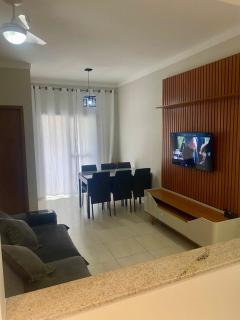 Apê completo com varanda gourmet e vista livre Canto do forte - Praia Grande - 5