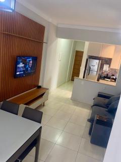 Apê completo com varanda gourmet e vista livre Canto do forte - Praia Grande - 0