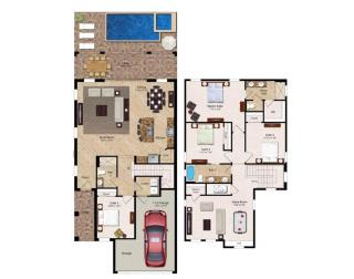 Chic 4 Bdrm Home with Gaming Loft at Encore - 9
