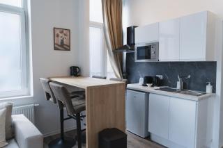 Lovely 1BR & 1LR Apartment, Only 15 Min Walk to City Center - Gand - 5