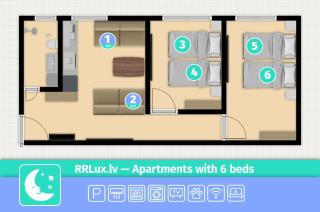 S9 rrlux free parking - Riga - 7