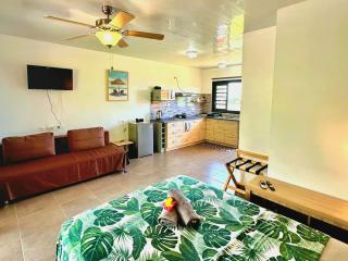 Studio Evasion - climatisé - vue mer et montagnes - canoes et paddle offerts ! Teahupo'o Lodge Tahiti - 4