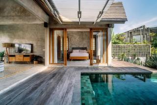 3BR Modern Industrial Villa in the Heart of Canggu by Santi Management - 0