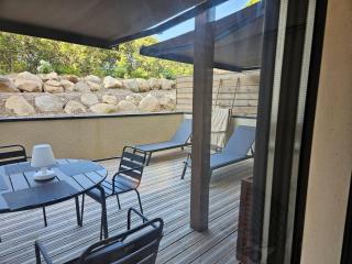 Filori - T2 avec piscine chauffée et plage privée - 7