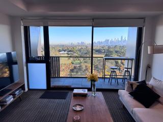 Best balcony in St Kilda and entire apartment with study - 0