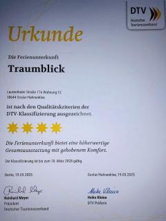 Luxus Ferienwohnung Traumblick Hahnenklee 4Sterne DTV - 3