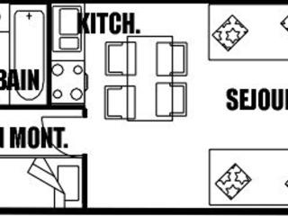 Studio 4 pers, lave-vaisselle, proche pistes et commerces, navette gratuite - FR-1-687-47 - 8