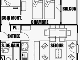 Appartement rénové 2 pièces pour 6 personnes avec balcon sud à 300m des pistes - Flaine Forêt - FR-1-687-48 - 5
