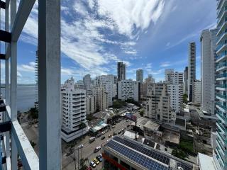 Apartamento en Bocagrande con vista lateral al mar ICDI - 8