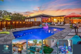 Saltwater Siesta Game Room Pool Mini Golf - 0