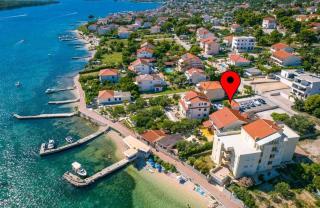 Apartment in Barbat with sea view, balcony, air conditioning 660-1 - 8