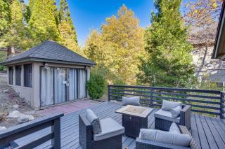 Partial Lake Arrowhead View Cabin with Game Room! - 9