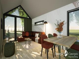 Cozy 6-person lodge by the fishing pond - 6