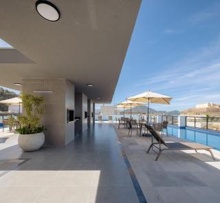 Studio aconchegante NOVO Praia Grande, com piscina - 9