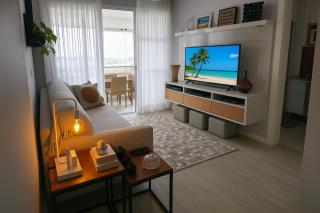 2 qrts Barra varanda vista pro mar, ar condicionado, estacionamento privativo, parquinho, piscina infantil e adulto, cozinha completa, portaria 24hrs, indicado pra família c crianças, grupos, casais e hospedes a trabalho - 7