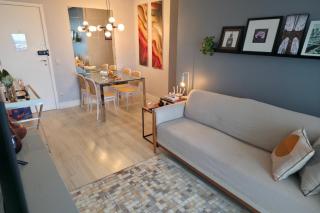 2 qrts Barra varanda vista pro mar, ar condicionado, estacionamento privativo, parquinho, piscina infantil e adulto, cozinha completa, portaria 24hrs, indicado pra família c crianças, grupos, casais e hospedes a trabalho - 9