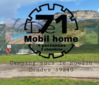 le 71 mobil home 4 personnes 2 chambres -  - 0