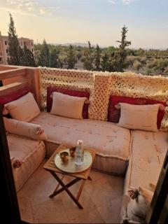 Appartement 2 chambres, piscine, vue palmeraie - 8