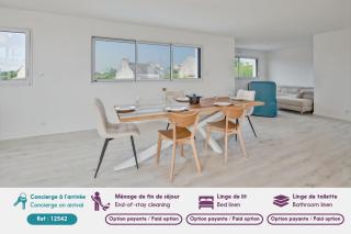 Villa pour 9 - Piscine chauffée - Jacuzzi - Kergoff - 9