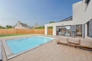 Villa pour 9 - Piscine chauffée - Jacuzzi - Kergoff - 5