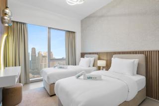 Skyline Splendor 2bedroom with Burj Khalifa View - 7