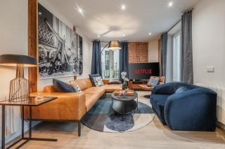 6min Walk Gran Vía - Family Luxury Flat - AC -Desk - 0