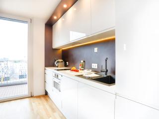 Penthouse Studio with Terrace and City View - 5 mins walk to Hauptbahnhof Train Station - Wien - 6