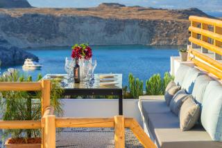 Lindos Shore Summer House with Jacuzzi and sea view !!! - Lindos - 6