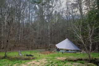 Off-Grid Creekside Tent Ideal for a Glamping Experience in Cosby, Tennessee - 3