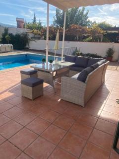 VILLA HUETOR , Piscina y barbacoa privada - 4