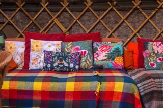 Giant Yurt Sleeping 8 with Spa, Catering, Walled Gardens, Nature Reserve, Free Parking - 1