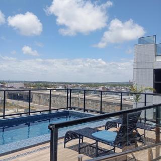 Flat com piscina na cobertura em Intermares - 7