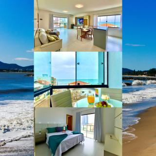 Apartamento Amplo com Vista Mar e Churrasqueira a 50m da Praia em Barra Velha - 0