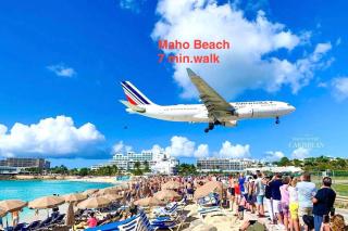 Maho Escape- with Pool and Gym, Lagoon view, walk to dinning, Maho Beach and Mullet Bay - 0