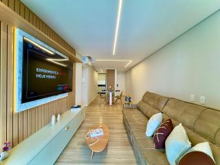 Apto 2 Quartos 150m PRAIA Cozinha completa CHURRASQUEIRA AR CONDICIONADO Wi-Fi e vaga privativa de garagem Reserve agora mesmo - 4