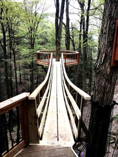 Magical Tree House Rental in the Woods near Syracuse for Glamping in New York State -  - 5