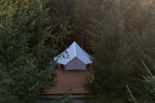 Cute Bell Tent in Carson for Columbia Gorge Glamping in Washington - 0