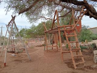 Red wooden cabin 5 pers Bedobled - 9