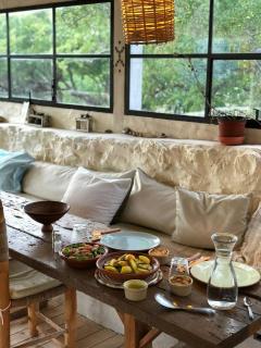 Red wooden cabin 5 pers Bedobled - 4