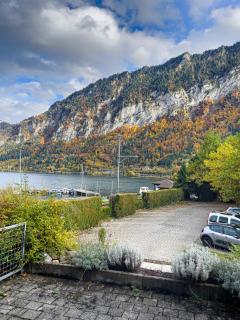 Surfers Deck near Interlaken, at lake with pool - 4