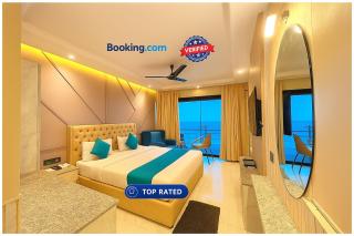 Beachfront Hotel JSR Dreamland Near Jagannath Temple - Lift # Wifi-Parking and Restaurant Facilities # All Room Sea View With Attached Balcony - Top Rated Four Star Seabeach Hotel - 0