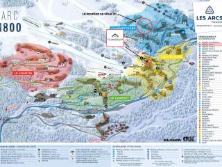 Duplex pour 5 pers, skis aux pieds, Arc 1800 - FR-1-411-951 - 9