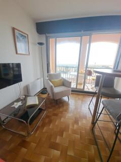 200m village de Noël joli studio rénové 4 couchages parking vue mer splendide - 5