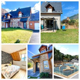 CHALET LAC BLEU Luchon proche Thermes 3ch terrasse bbq pkg 7p - 2