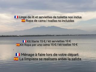 Presqu'île de Cap Coudalere avec une chambre - terrasse-aire de jeux d'enfants - Parking - piscine à partir d'avril - Terrain multisport - Terrain de pétanque - 4