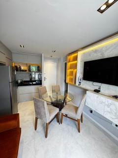 GRAN SOLARE BARREIRINHAS 105 - Flat completo térreo frete à piscina - 7