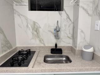 Vista Lateral Mar 2 Minutos da Praia AS76-305 - 9